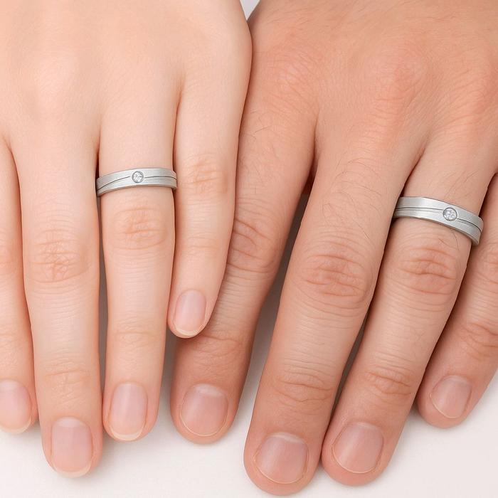 Wedding Solitaire Classic Ring 18K / Cincin Wedding klasik solitaire 18K / Diamond Jewelry 37CBNKH5054WPLS - 38CBNKH2964WPLS