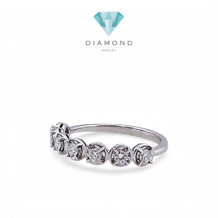 Listring Illusion tennis Diamond Ring 18K / Diamond Jewelry