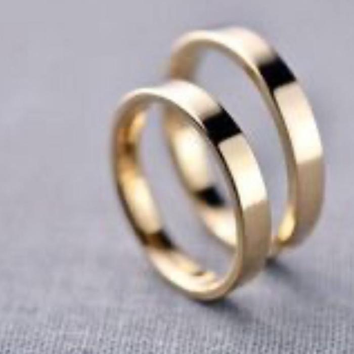 Simple Ring 17k custom gold -Diamond Jewelry