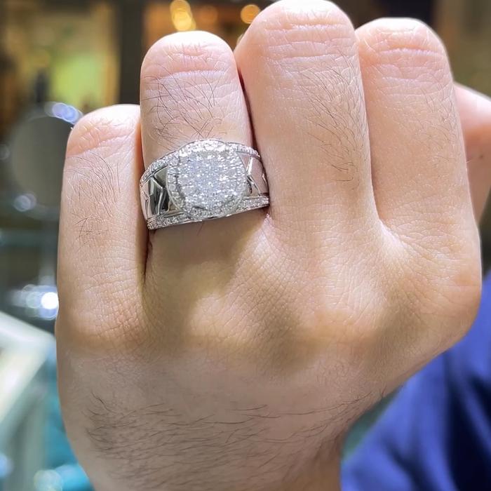 Round Diamond Mens Ring Diamond Jewelry