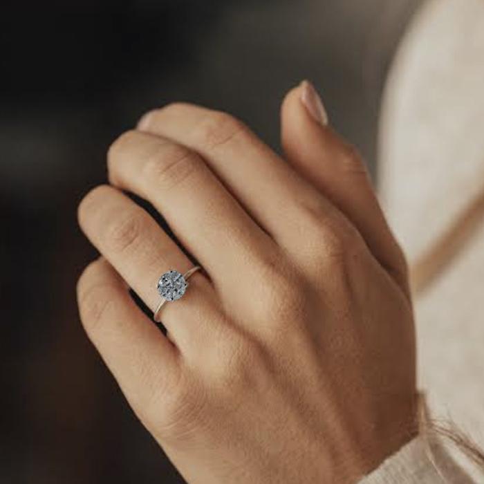 Cincin Berlian Esperansa/Diamond Ring Solitaire Espera/Cincin Berlian Bulat Espera-18k-Diamond Jewelry