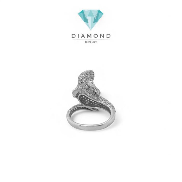 Cincin Mas Model Cicak 18K-Diamond Jewelry