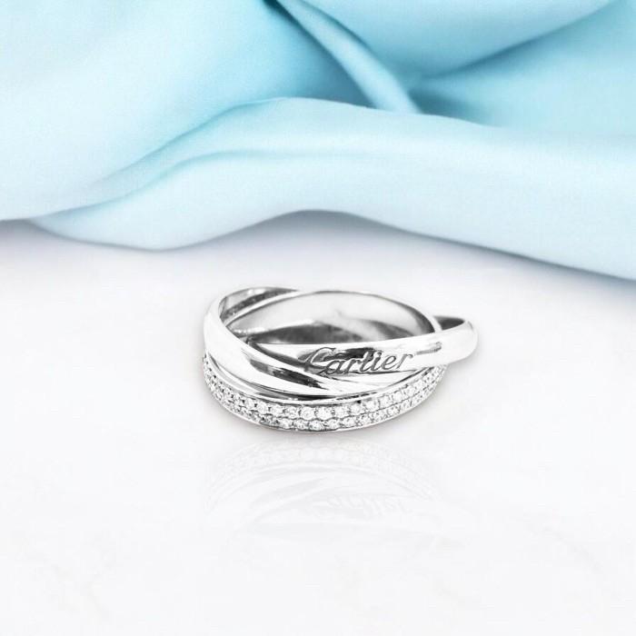 Trinity diamond ring 18K- Diamond Jewelry