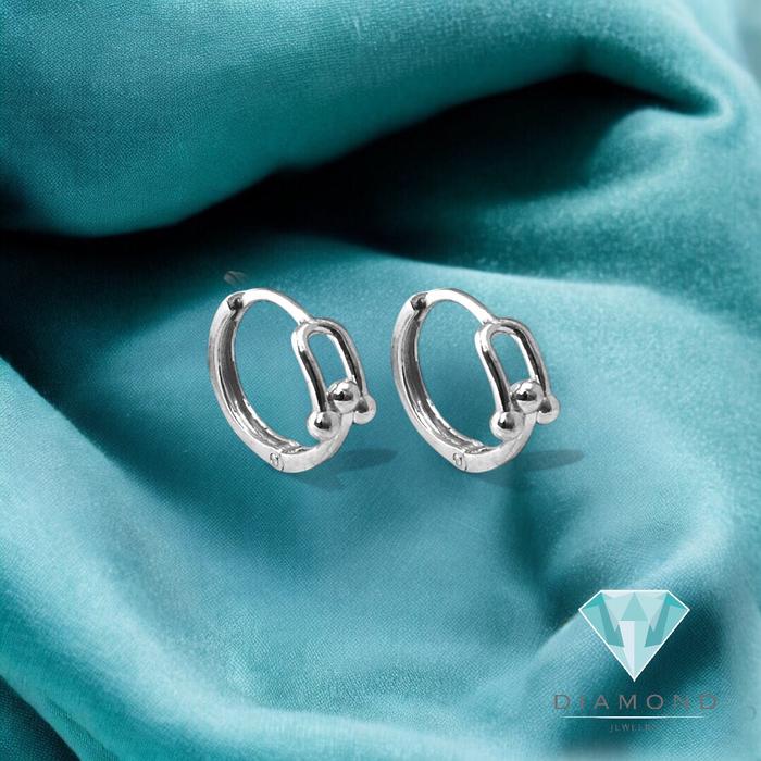 Anting Emas White Gold 750K Diamond Jewelry