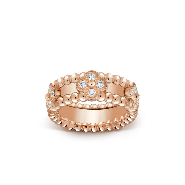 Perlee narrow Diamond Bangle 18k Rose Gold Diamond Jewelry