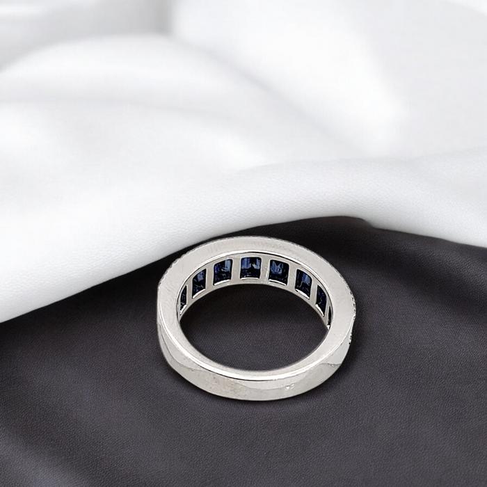 Safir With Diamond Ring / Diamond Jewelry
