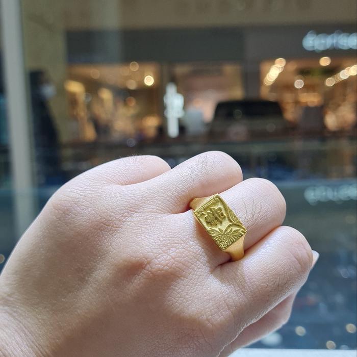 Cincin Mas Laki 24K-Diamond Jewelry