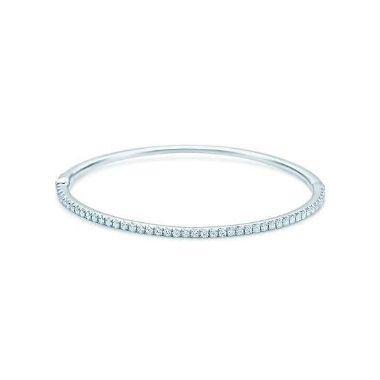 Diamond Bangle Tennis- Gelang Berlian - Diamond Jewelry - White 03070445