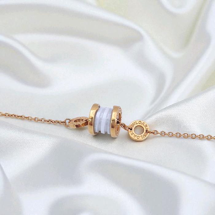 B.zero White Bracelet 18K / Gelang B.zero Putih 18K / Diamond jewelry 409GBD658RY
