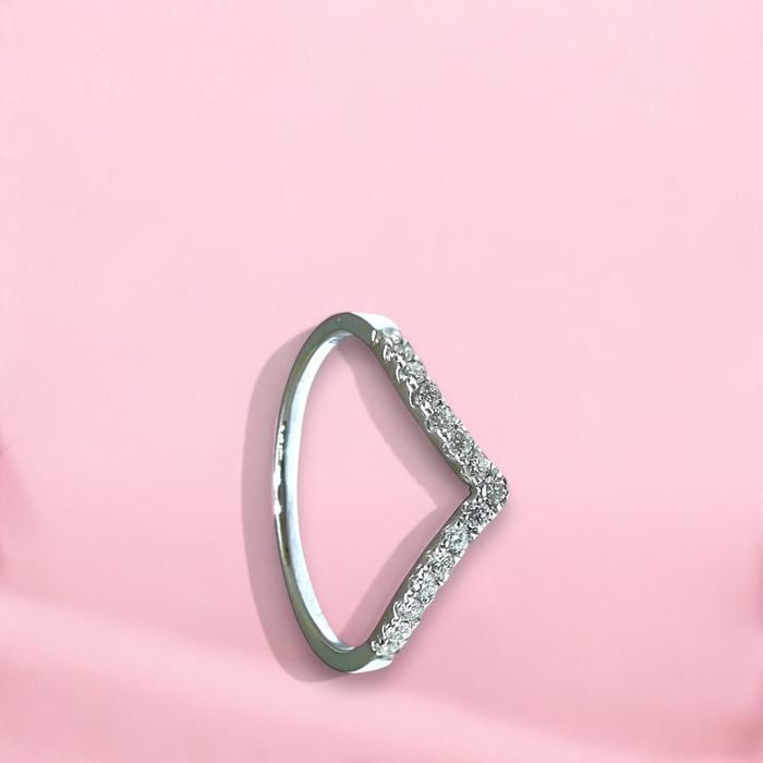 V Tennis Diamond Ring / Diamond Jewerly