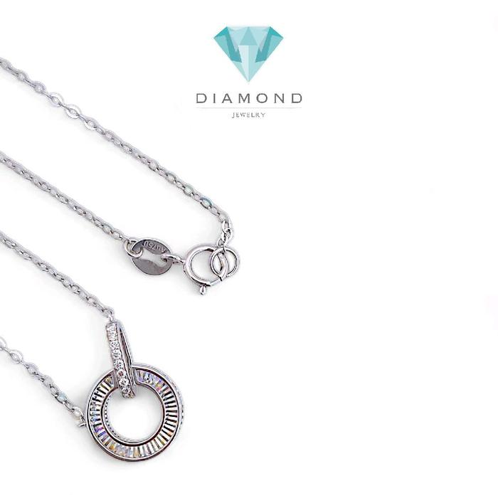 Circle Diamond Rainbow Sparkle 18K / Diamond Jewelry