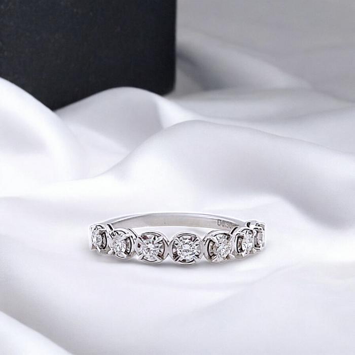 Listring Illusion tennis Diamond Ring 18K / Diamond Jewelry