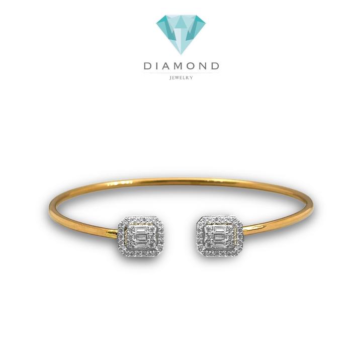 Gelang Berlian double baguette 18K / Diamond Jewelry