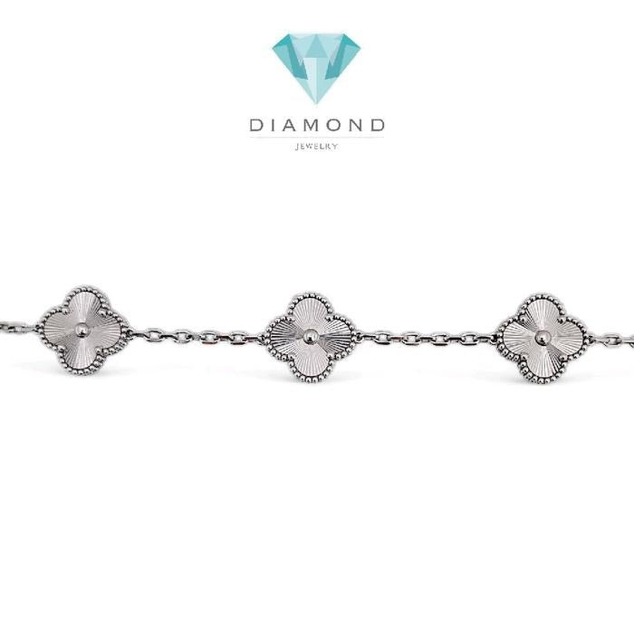 Clover Bracelet 18K / Diamond Jewelry 396GBD1406RY