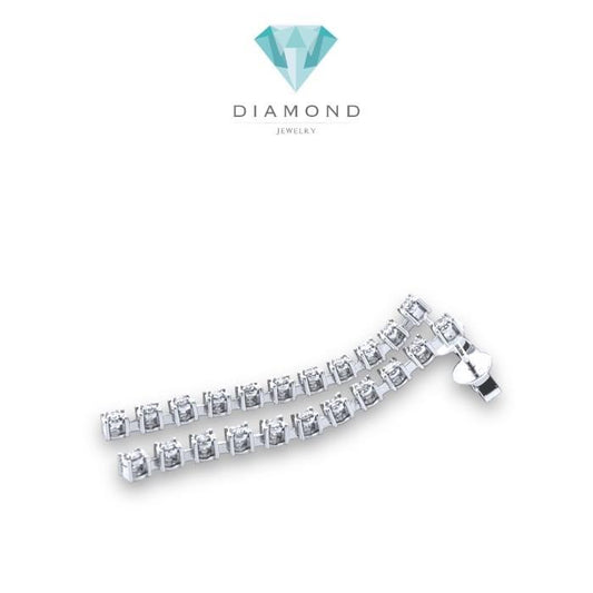 Anting Berlian Panjang 18K / Diamond Jewelry