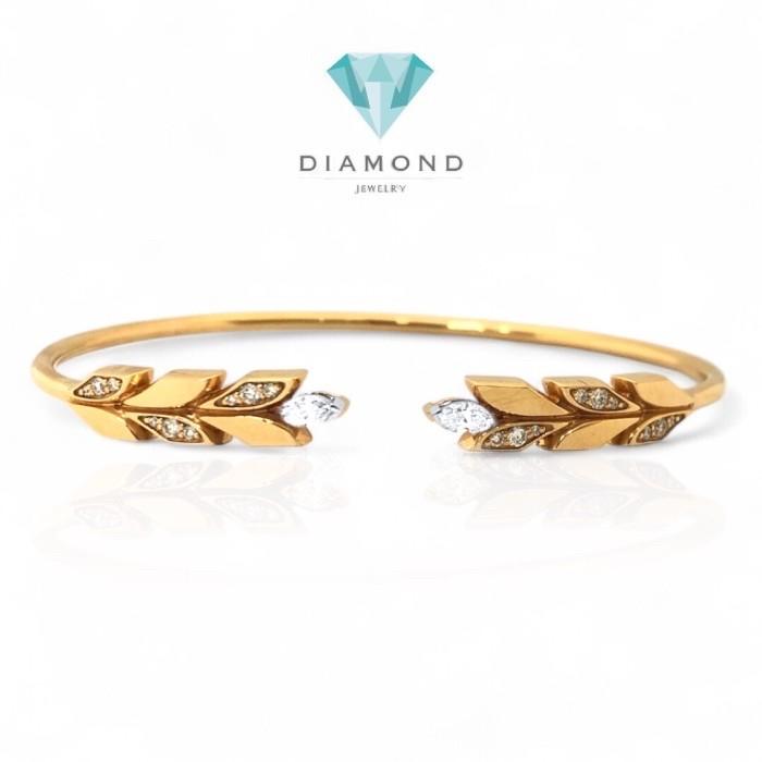 Gelang vineyard crown diamond tif/gelang vineyard tif Berlian dan Emas 18K -Diamond Jewelry