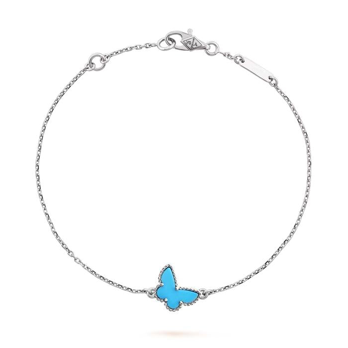 Butterfly turqoise sweet vc necklace/bracelet-Diamond Jewelry