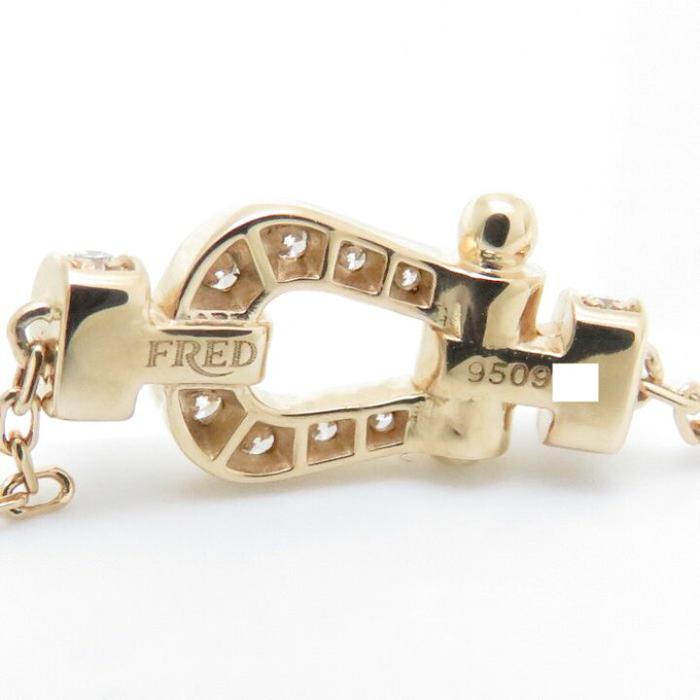 Horseshoe rose gold bracelet 18k pave diamond-Diamond Jewelry