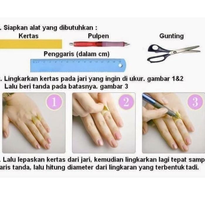 Cincin Kawin/Wedding Ring 18K gold any color 01020862/0102086