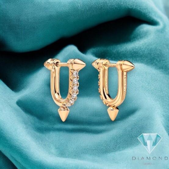 Anting titan crt diamond earring18K-Diamond Jewelry