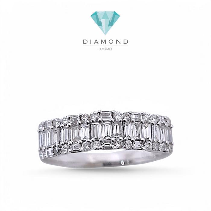 Baguette Diamond Ring 18K / Diamond Jewelry
