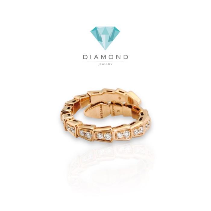 Cincin serpenti snake berlian 18k/diamond serpenti snake ring ulo 18k-Diamond Jewelry