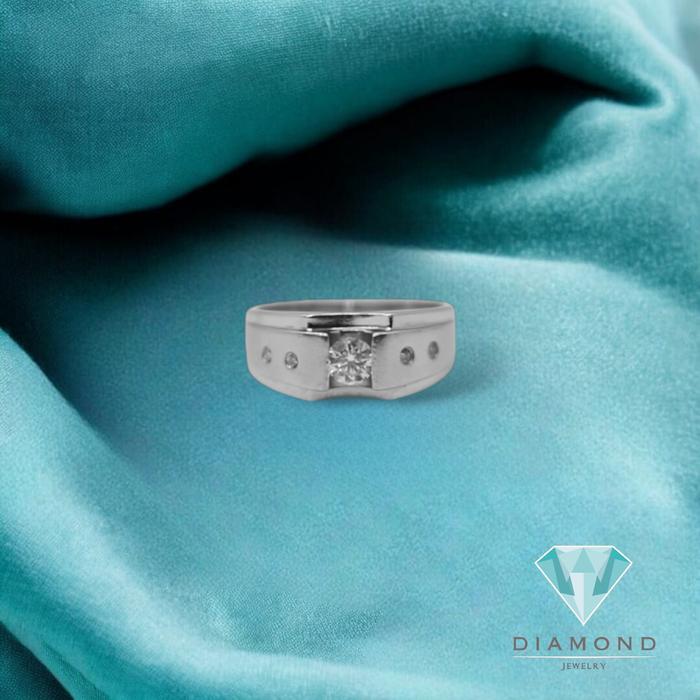 Diamond solitaire mens ring/ cincin Laki Berlian diamond solitaire