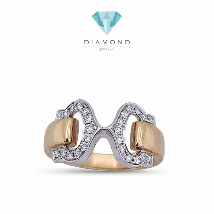 Doublw C crt Diamond Ring 18K / Diamond Jewelry