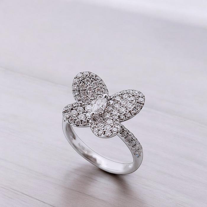 Butterfly Diamond Ring / Diamond Jewelry
