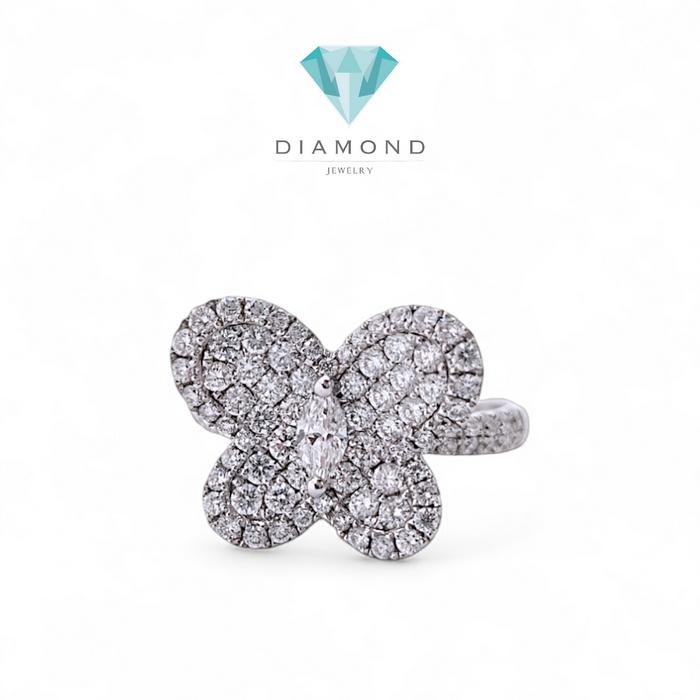Butterfly Diamond Ring / Diamond Jewelry