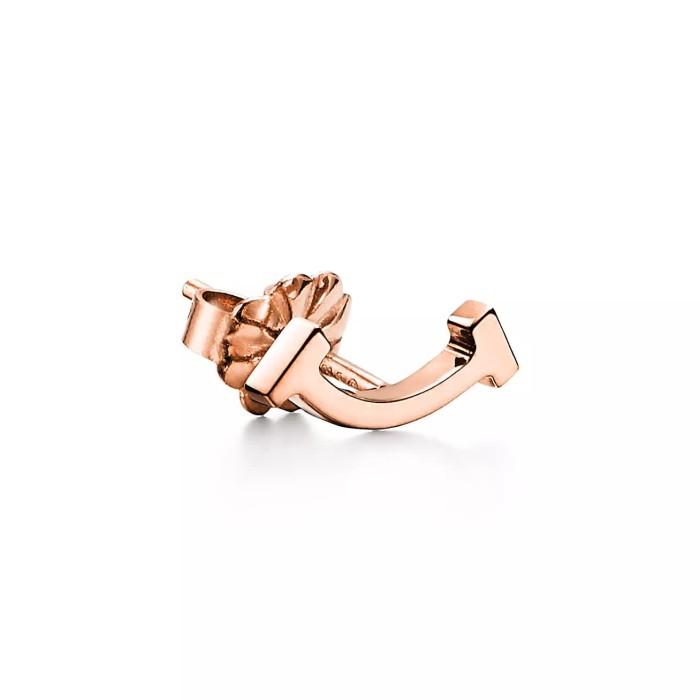 Smile earring gold made with 18k tf Gold-Diamond Jewelry