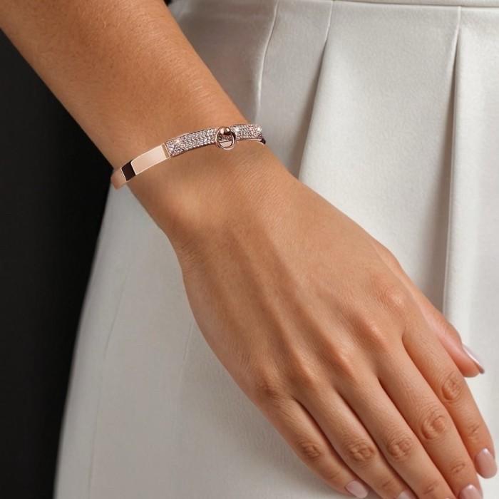 Collier de chain Diamond bangle 18k HM -Diamond Jewelry-HT
