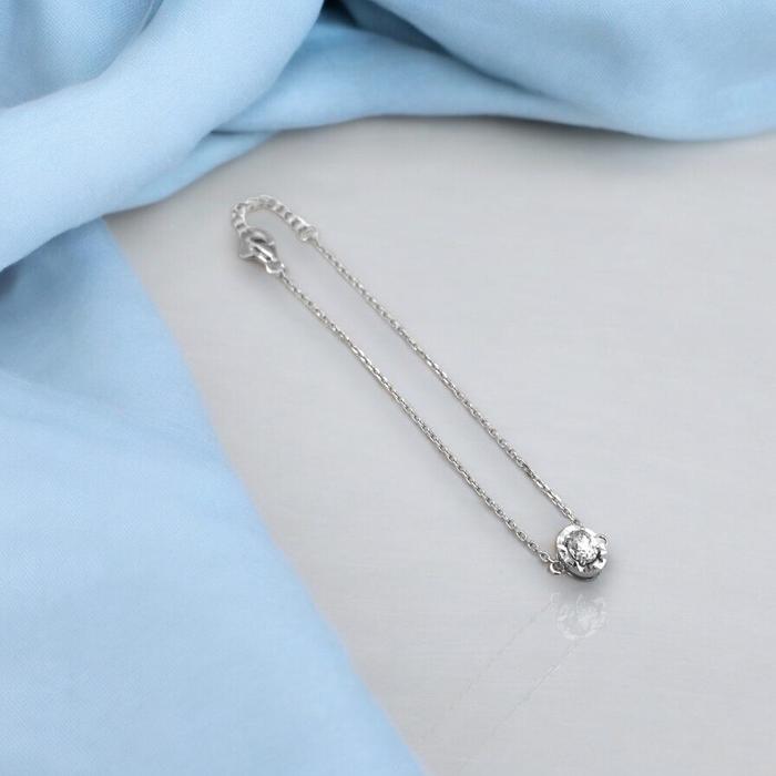 Bracelet solitaire Lucy fleur/gelang berlian solitaire lucy/ gelang wanita lucy-Diamond Jewelry 18k