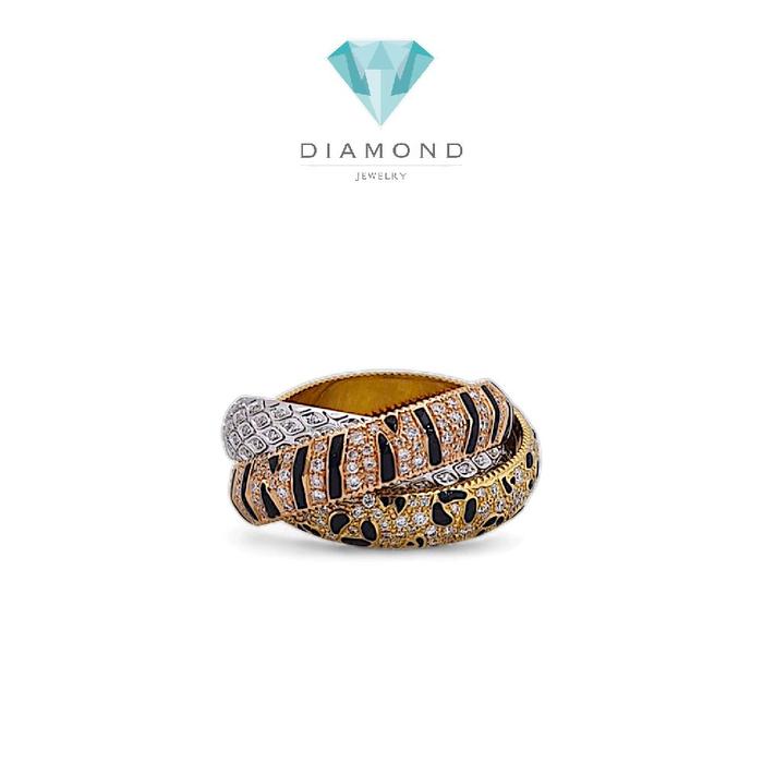 Trinity Animal Diamond Ring 18K / Cincin Trinity Animal Berlian 18K / Diamond Jewelry 395CBD38000RY