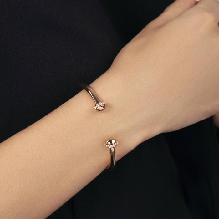 Openet Diamond Bangle Gold 18K Diamond Jewelry