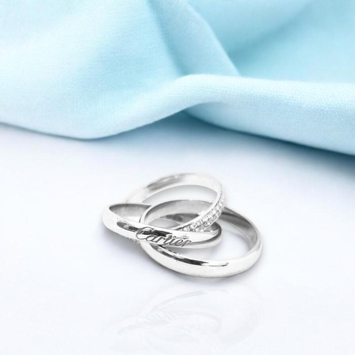 Trinity diamond ring 18K- Diamond Jewelry