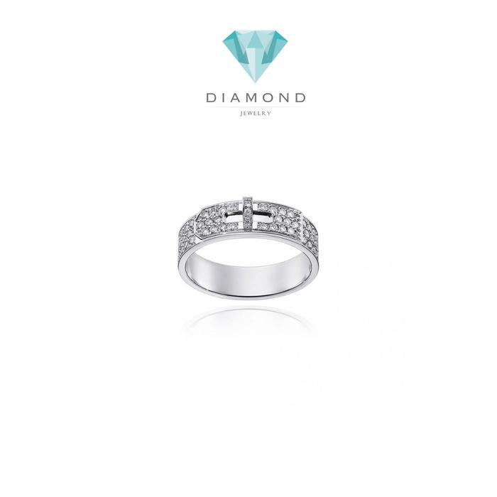 kelly pave diamond ring 18K Rose GoldDiamond Jewelry