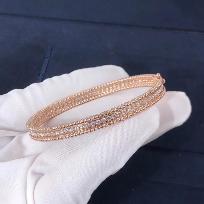 Perlee diamond pave vc bangle 18k-Diamond Jewelry