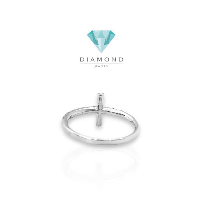 Cincin berlian cross/Diamond ring cross 18k-Diamond Jewelry