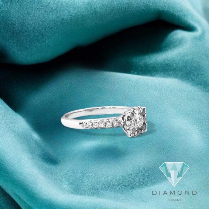 Solitaire Illusion Diamond Ring/Cincin Berlian Ilusi