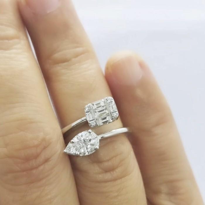 Duoline Diamond Ring-cincin berlian Duoline-Diamond Jewelry