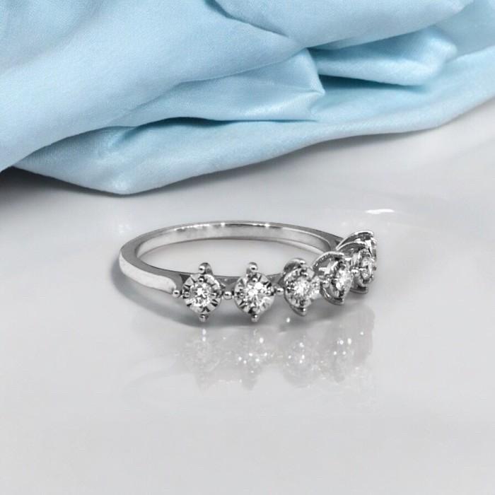 Cincin berlian 6 berlian listring 18k/diamond ring listring stacking ring -Diamond Jewelry