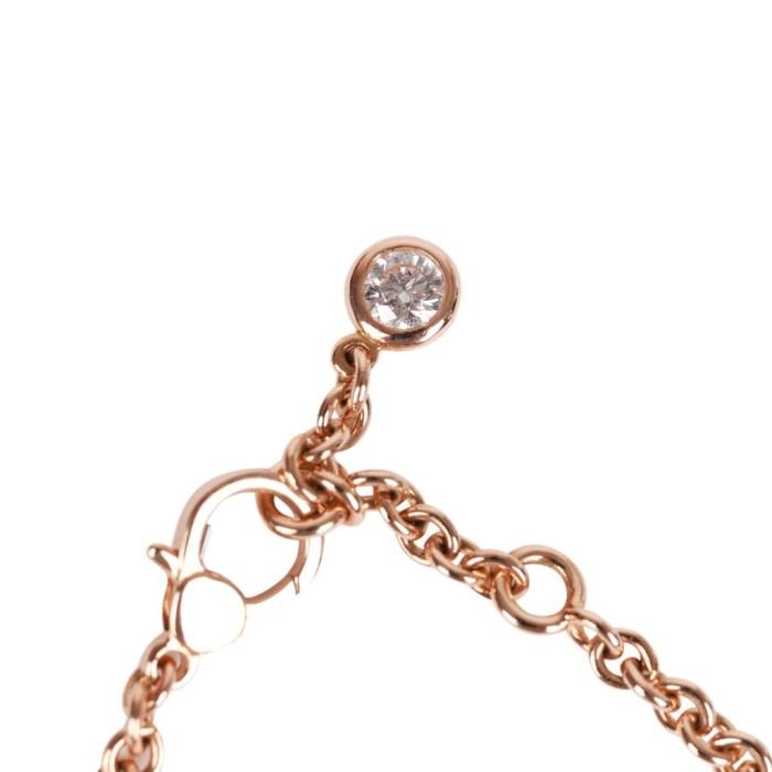 Diamond bracelet 18k rose gold HM- Diamond jewelry