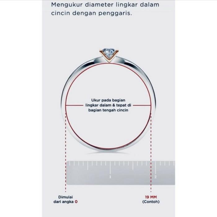 Cincin Kawin/Wedding Ring - Diamond Jewelry Two Tone 01020758/01020759
