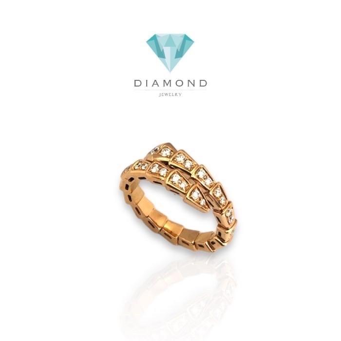Cincin serpenti snake berlian 18k/diamond serpenti snake ring ulo 18k-Diamond Jewelry