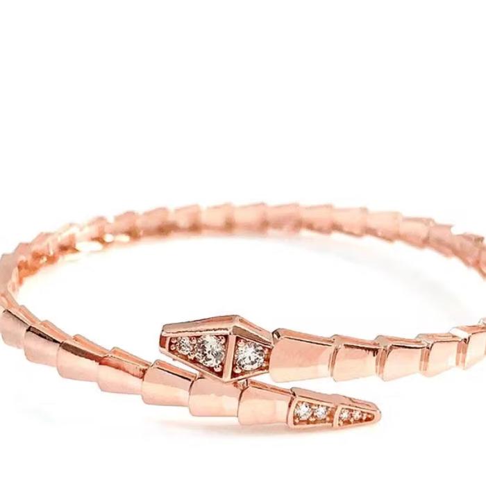 Gelang Emas Fashion snake gold Ular/ serpenti gold bangle -Diamond Jewelry