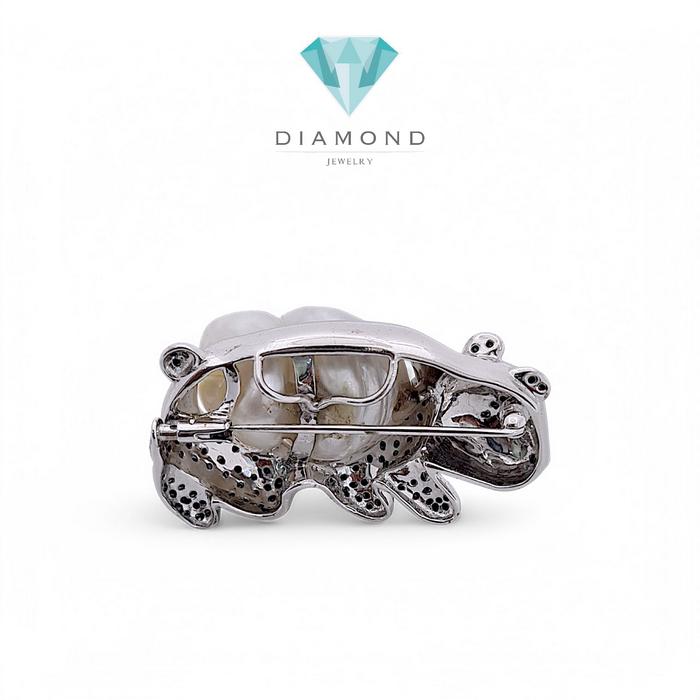 Panda Pearl Black Diamond 18K / Diamond Jewelry
