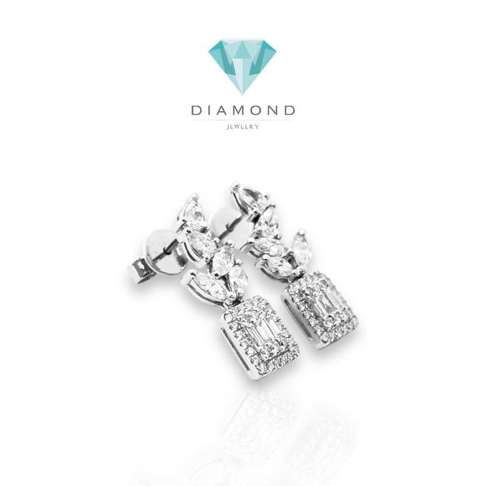 Anting berlian 18K Diamond Jewelry