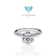 Solitaire Lab  Grown 1 ct 18k Gold Ring-Diamond Jewelry - 233CBL950PFLS HT