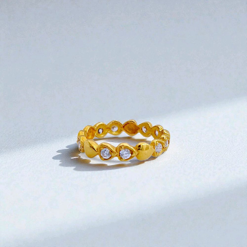 Love Listring Gold Ring 23K / Cincin Emas Love Listring 23K / 58CMSWP3